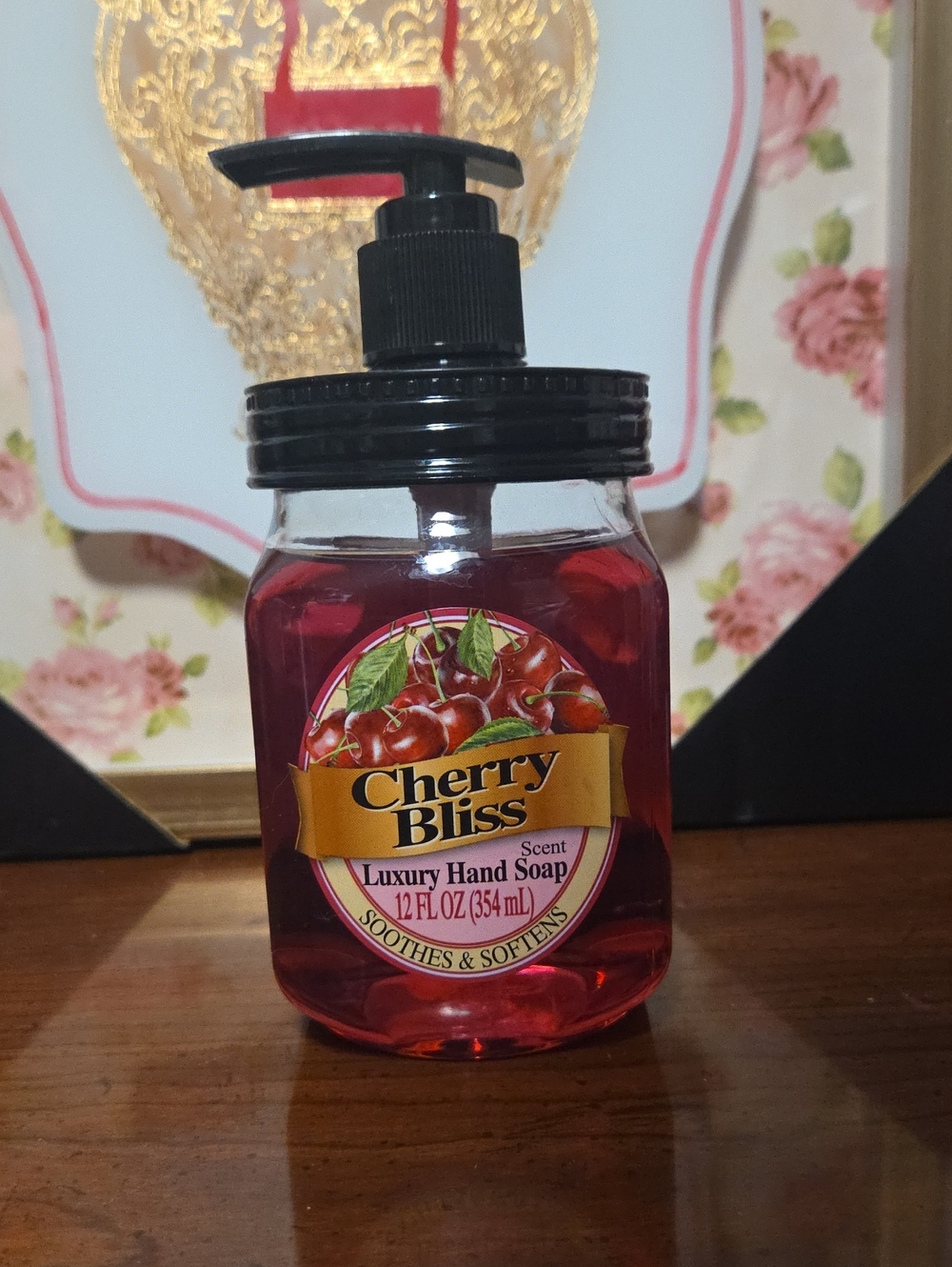 Luxury Hand Soap - Cherry Scent (Red)